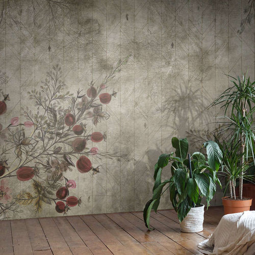 Papier peint contemporain - BOMBAY - WallyArt - en textile non-tissé / en fibre de verre / en vinyle