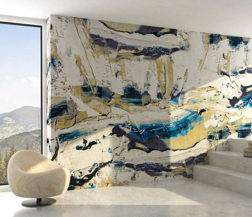 Papier peint contemporain - CLAY - WallyArt - en textile non-tissé / en fibre de verre / en vinyle