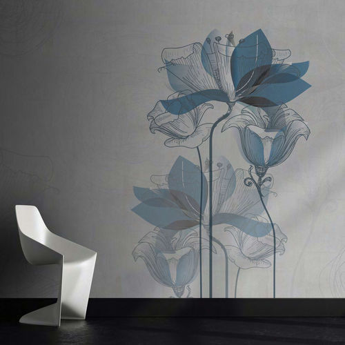 Papier peint contemporain - AVIO - WallyArt - en textile non-tissé / en fibre de verre / en vinyle