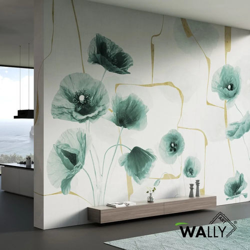 Papier peint contemporain - MARGOT - WallyArt - en textile non-tissé / en fibre de verre / en vinyle