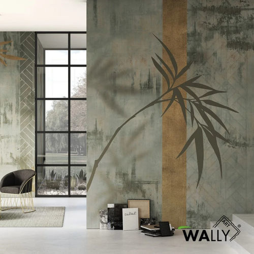 Papier peint contemporain - CORINNE - WallyArt - en textile non-tissé / en fibre de verre / en vinyle