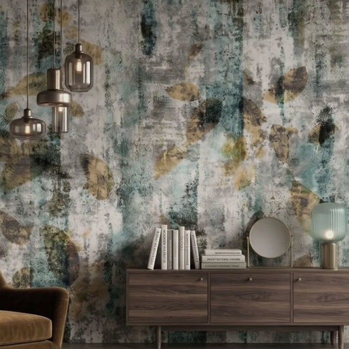 Papier peint contemporain - WABI SABI - WallyArt - en textile non-tissé / en vinyle / à motif