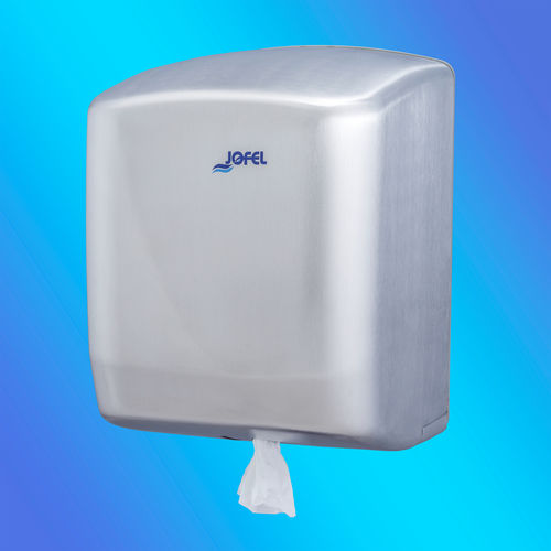 Distributeur d'essuie-mains mural - AG45000 - JOFEL INDUSTRIAL S.A. - en acier / professionnel
