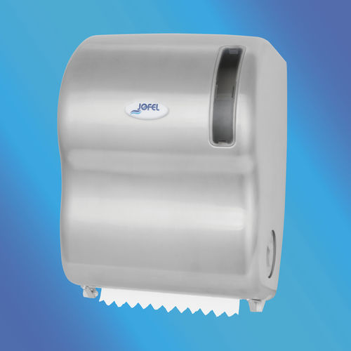 Distributeur d'essuie-mains mural - AG59000 - JOFEL INDUSTRIAL S.A. - en acier / en ABS / électronique