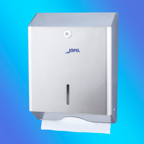 Distributeur d'essuie-mains mural - AH14000 - JOFEL INDUSTRIAL S.A. - en acier / professionnel
