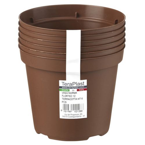 Pot de jardin en plastique - NORMA - TeraPlast - à poser / rond