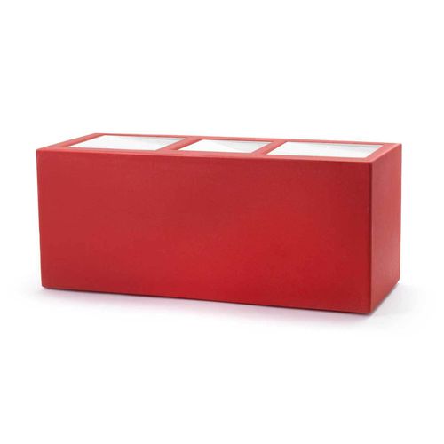 Jardinière en plastique - SCHIO CASSA - TeraPlast - rectangulaire / avec arrosage automatique / contemporaine