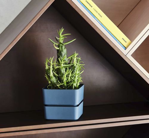 Pot de jardin en plastique - VELETA - TeraPlast - à poser / carré / résidentiel