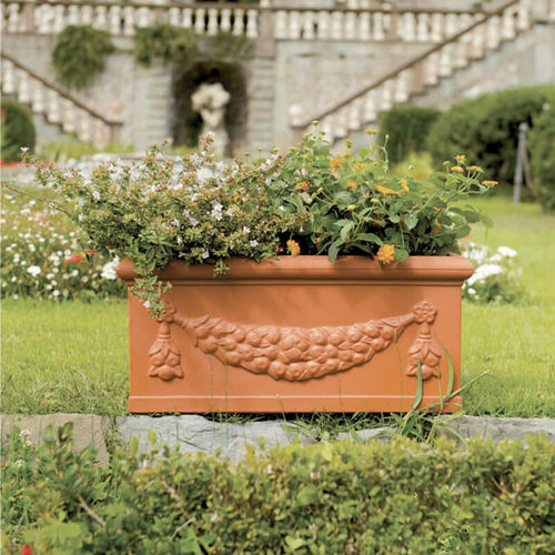 Jardinière en polyéthylène rotomoulé - Idra - PASQUINI & BINI - rectangulaire / sur mesure / contemporaine
