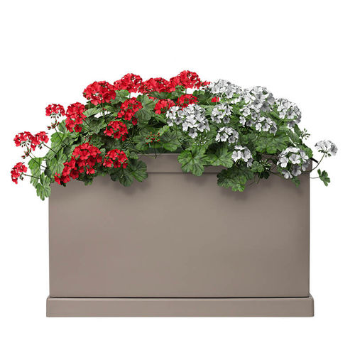 Pot de fleur en polyéthylène rotomoulé - Berenice - PASQUINI & BINI - à poser / rectangulaire / résidentiel