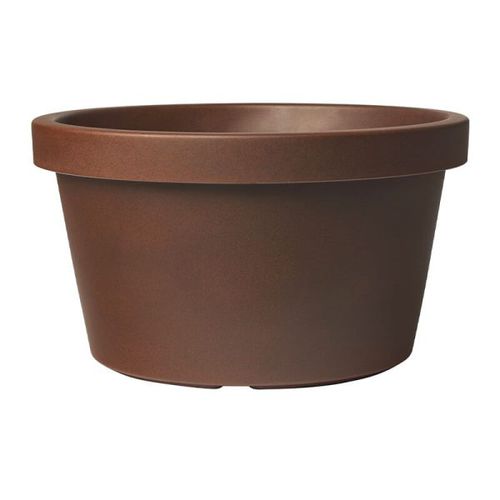 Pot de jardin en polyéthylène rotomoulé - Norma - PASQUINI & BINI - rond / résidentiel / marron