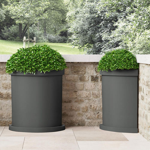 Pot de jardin en polyéthylène rotomoulé - Vela - PASQUINI & BINI - mural / en demi-cercle / résidentiel