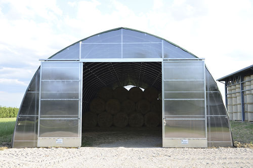 Hangar en acier galvanisé - TUNNELS - Europrogress