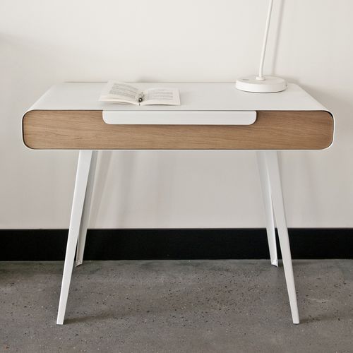 Bureau contemporain - KAPRISS - Résistub Productions - en hêtre / en stratifié / en acier