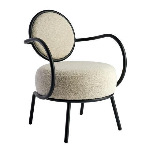Fauteuil contemporain - Jos&eacute;phine - Résistub Productions - en tissu / en acier / écologique