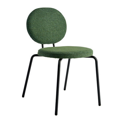 Chaise contemporaine - Confetti - Résistub Productions - d'intérieur / en tissu / avec piètement en acier thermolaqué