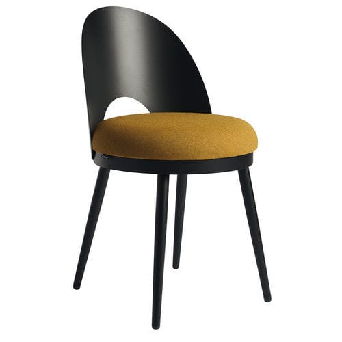 Chaise contemporaine - Lili - Résistub Productions - d'intérieur / en tissu / avec piètement en acier thermolaqué