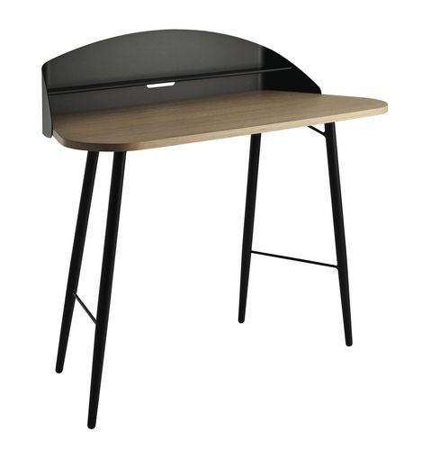 Bureau sur pied - Armand - Résistub Productions - contemporain / en chêne / en placage de bois