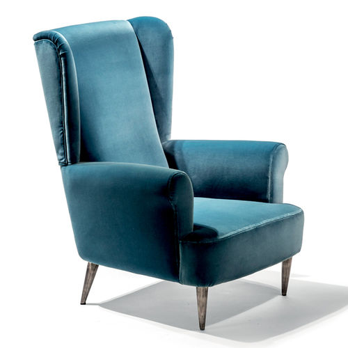 Fauteuil classique - Plinio il Giovane - en tissu / en bois / à oreilles