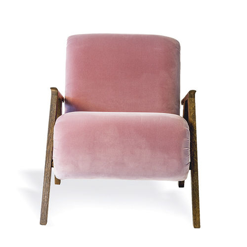 Fauteuil classique - MOUSE - Plinio il Giovane - en tissu / en bois / respectueux de l'environnement
