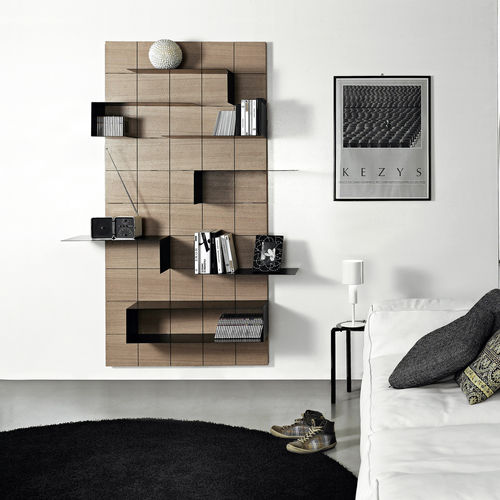 Étagère murale - ABACO - Officinanove - contemporaine / en bois / en métal peint