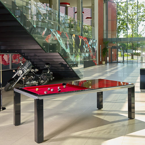 Table de billard contemporaine - PRONTO ULTRA - Bilijardai JSC - résidentielle / en bois massif / en acier