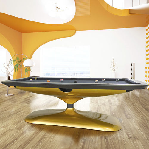 Table de billard design original - S7 - Bilijardai JSC - résidentielle / en bois massif / en acier