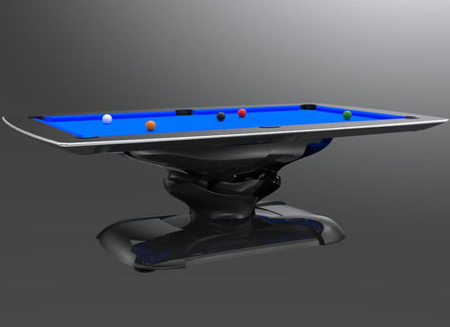 Table de billard design original - S4 - Bilijardai JSC - résidentielle / en bois massif / en acier