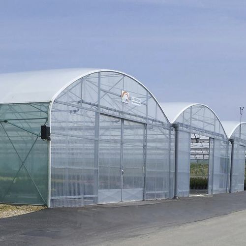 Serre de jardinage - ATLANTIQUE 9.60M - Serres Jrc - botanique / multi chapelle / structure en aluminium