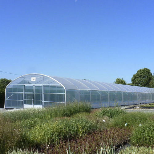 Serre professionnelle - 9.60M ET 7.80M ADRIATIQUE TUNNEL - Serres Jrc - de jardinage / monochapelle / structure en aluminium