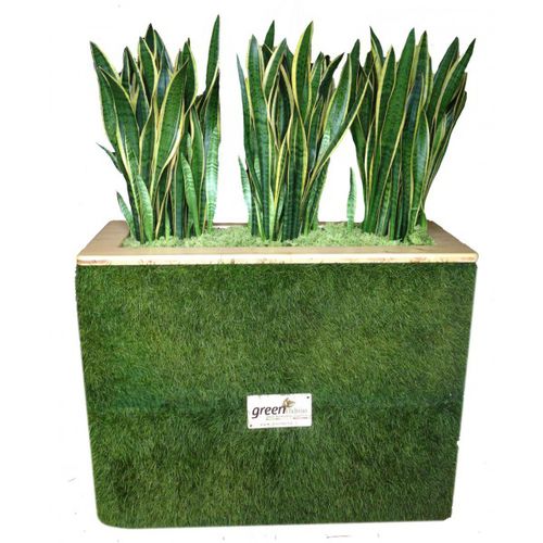 Jardinière en bois - GVS-460-16 - green Habitat - rectangulaire / sur mesure / à roulettes