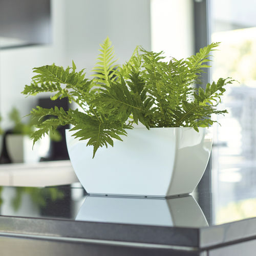 Bac à Fleur Artevasi Jardiniere - - Rectangulaire - Plastique - Blanc