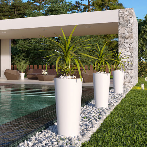 Sottovaso 60 Cm Rotondo Bama Dessous De Pot Rond En Polypropylène Cappuccino 35 Cm Sottovaso Rotondo 60 Cm Diametro