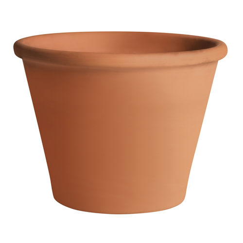 Pot de jardin en terracotta - CLASSICA : POMPEI  - DEGREA - rond