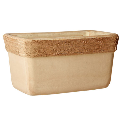Jardinière en terracotta - GRAFFIATA : SCRATCHED VENEZIA WINDOW BOX - DEGREA - rectangulaire / contemporaine / d'extérieur