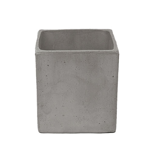 Jardinière en terracotta - OASI : VESUVIO - DEGREA - de terre cuite / carrée / contemporaine