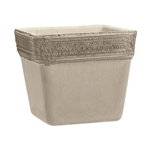 Pot de jardin en terracotta - VULCANO GRAFFIATO - DEGREA - carré