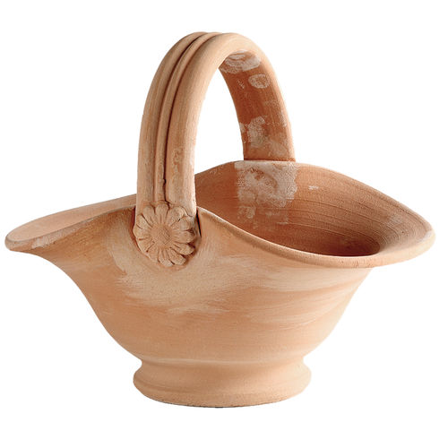 Pot de fleur en terracotta - Toscana : Flower-Basket - DEGREA - à poser / résidentiel
