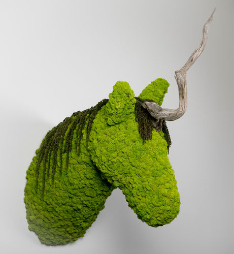 Tableau végétal stabilisé - ANIMOSS - UNI.CORN - Greenarea - en mousse boule / en lichen / d'intérieur