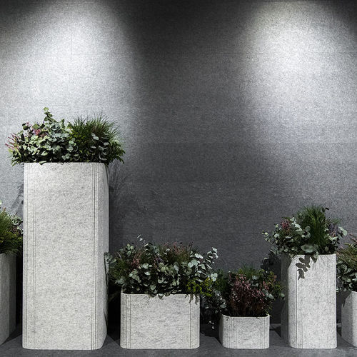Jardinière en plastique recyclé - OTOgreen Planter - Greenarea - en fibre de polyester / rectangulaire / carrée