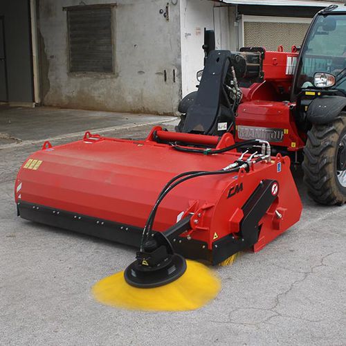 Godet balayeur ramasseur - CBS SERIES - CM Srl - pour chargeuse pelleteuse / pour chargeuse compacte / pour chariot télescopique