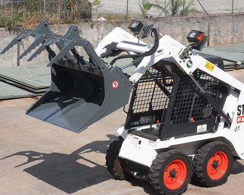 Godet standard - BP SERIES - CM Srl - grappin / pour chargeuse / pour chariot télescopique