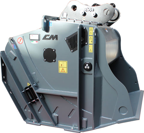 Godet concasseur - CBF Serie - CM Srl - pour chargeuse pelleteuse / pour pelle hydraulique / pour chargeuse