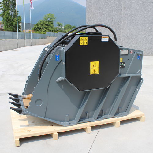Godet concasseur - CBF 60  - CM Srl - pour chargeuse pelleteuse / pour pelle hydraulique / pour chargeuse compacte
