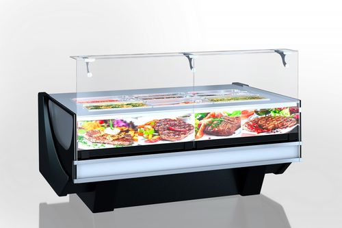 Vitrine chauffante comptoir - MISSOURI COLD DIAMOND NC 126 - Hitline - visible / à pozzetti / pour commerce