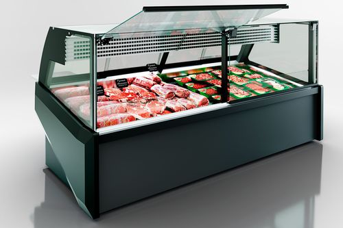 Vitrine réfrigérée comptoir - MISSOURI MC 120 MEAT - Hitline - pour boucherie / avec éclairage / pour aliments congelés
