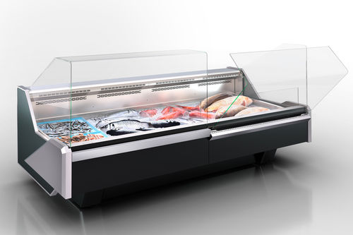 Vitrine réfrigérée comptoir - MISSOURI ENIGMA NC 122 ICE OS/SELF - Hitline - pour commerce / en inox / avec porte