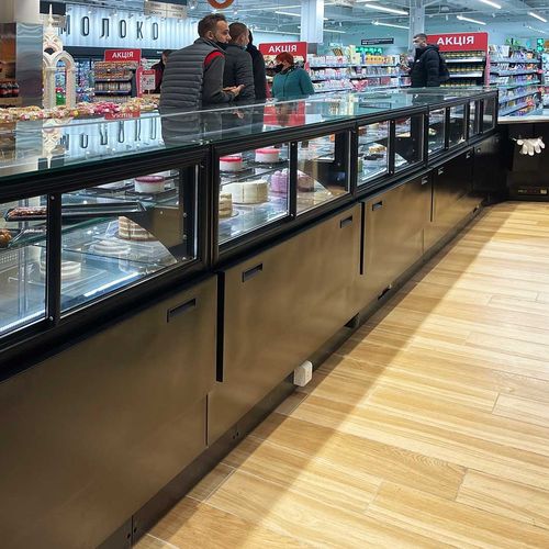 Vitrine réfrigérée comptoir - MISSOURI ENIGMA MC 122 PATISSERIE OS M - Hitline - pour commerce / en inox / avec porte