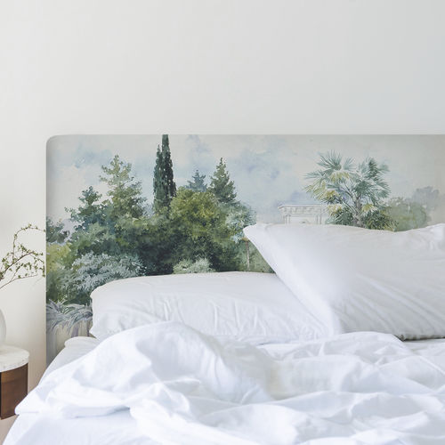 Tête de lit personnalisable - Virtuoz'Art - pour lit double / contemporaine / en bois