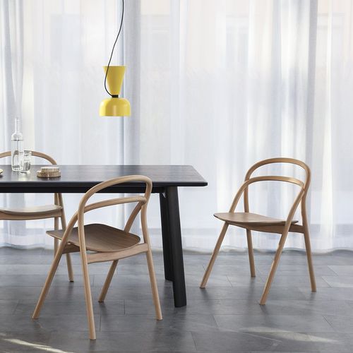 Chaise classique - UDON - hem - d'intérieur / en hêtre / de bistrot